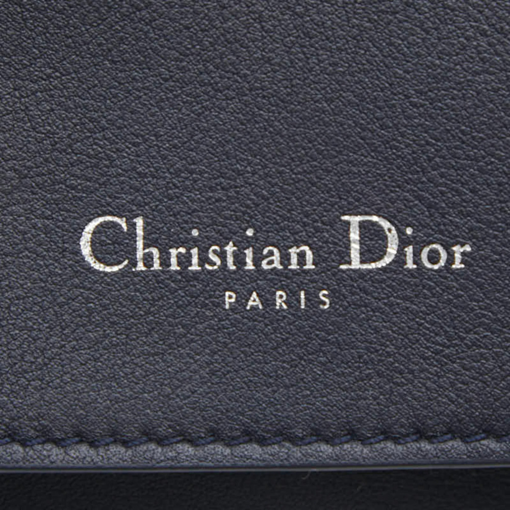 CHRISTIAN DIOR Blue Leather Shoulder Bag - Picture 12 of 14